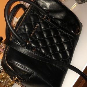 Michael Kors Medium Grayson Chain Satchel in Black